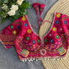 Kolkatta Style Blouse Heavy Italian Silk With Heavy Stitching Blouse Online Wholesale